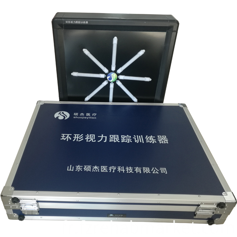 Moniteur de vision circulaire Circular vision tracking trainer